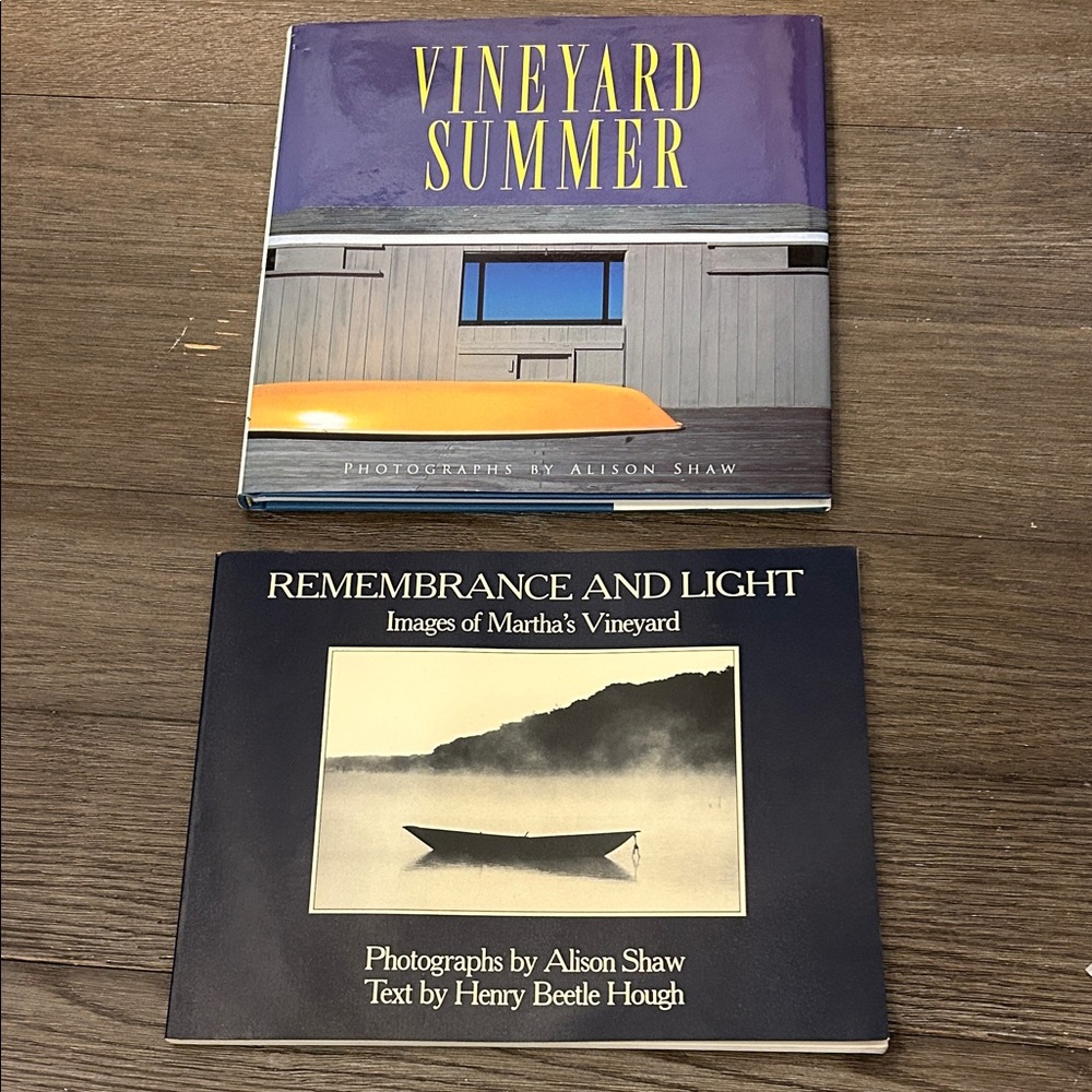 Vineyard Summer and Remembrance and Light Book Set Alison Shaw Martha’s Vineyard